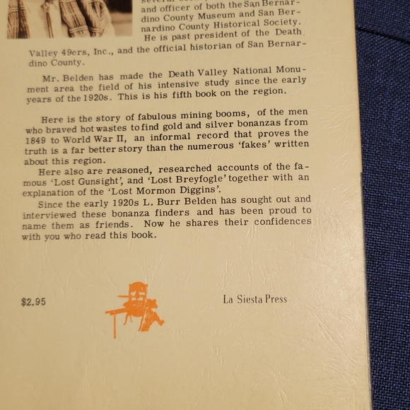 Mines of Death Valley by L. Burr Belden 1976 California Local History Wild West - Picture 13 of 13